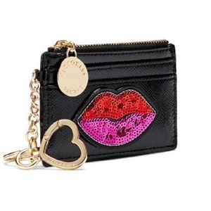 NWT VS Runway Patch Sequin City Card Case